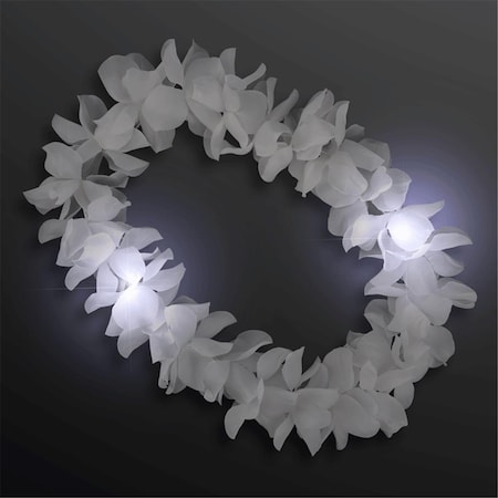 Endless Games White Flashing Hawaiian Lei Necklace EN3335737